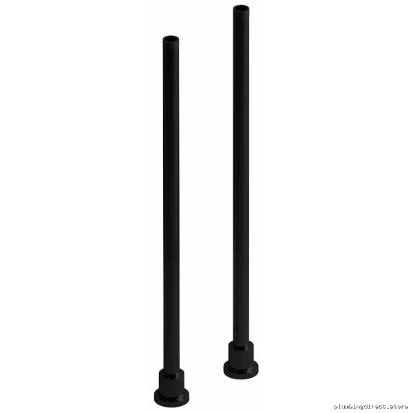 RIOBEL 26-Inch Black Floor Mount Riser Pair - TU26BK