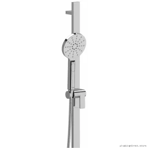 RioBel 3-in-1 High-Pressure Handshower with 31-Inch Slide Bar & 1.8 GPM Flow - Chrome Finish