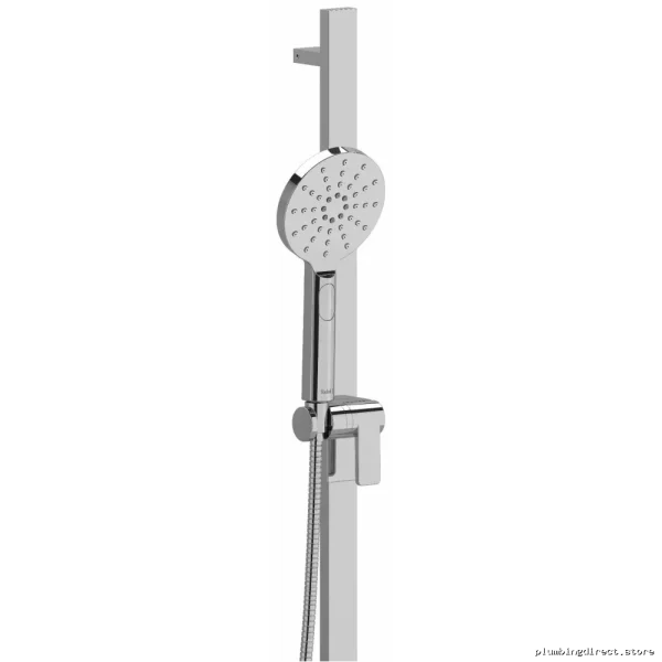 RioBel 3-in-1 High-Pressure Handshower with 31-Inch Slide Bar & 1.8 GPM Flow - Chrome Finish