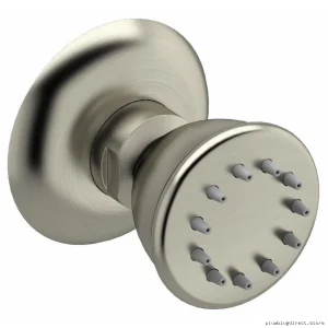 Riobel 327BN Brushed Nickel Round Body Spray - Single Function Shower Head
