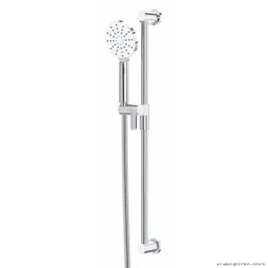 RIOBEL 4-Function Chrome Handshower with 31 Slide Bar - 1.8 GPM 4664C-WS