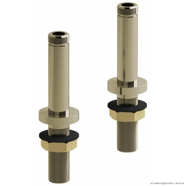 RIOBEL 4-Inch Deck Mount Riser Set - Polished Nickel TU04PN