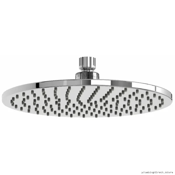 10-Piece Round Plastic Showerhead Set | High Flow 1.8 GPM | Chrome Plated RIOBEL 430C-WS