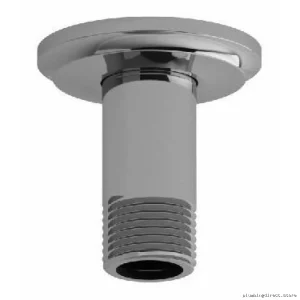 RioBel 559C Chrome Round Escutcheon 3-Way Ceiling Mount Shower Arm