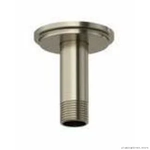 3-Piece Ceiling Shower Arm with Round Escutcheon - Brushed Nickel RIOBEL 569BN
