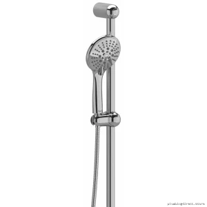 RioBel Adjustable Chrome Hand Shower with Sliding Bar - Model 6006C