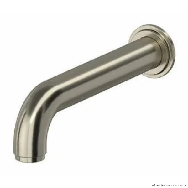 RIOBEL Arca Tub Spout - Brushed Nickel Modern Design High-Flow Faucets