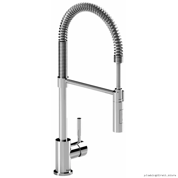 Premium Bistro Kitchen Faucet with Pre-Rinse Spray | Chrome BI201C RIOBEL