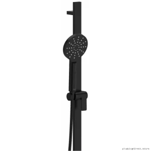 RIOBEL Black Shower Kit - Adjustable Height & Multi-Spray