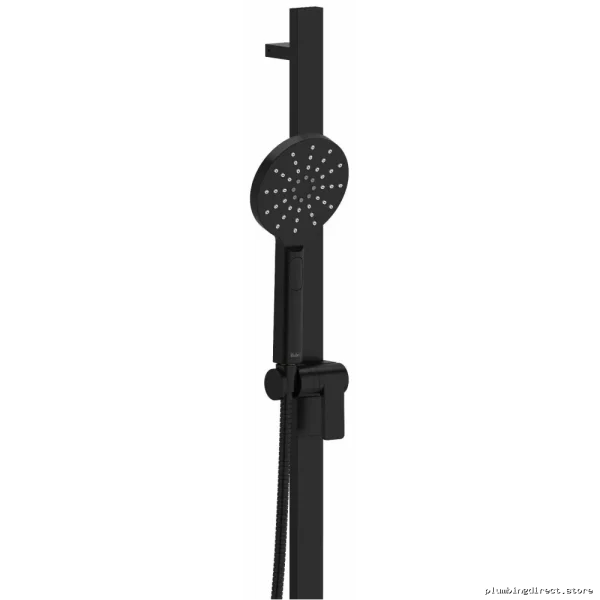 RIOBEL Black Shower Kit - Adjustable Height & Multi-Spray