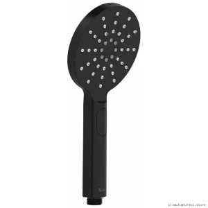 RioBel Black 2-Mode Handheld Showerhead 1.8 GPM Water-Saving