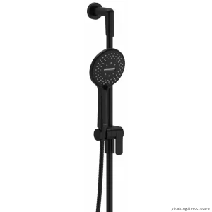 Black 3-Spray Handheld Shower with Adjustable Slide Bar 1.8 GPM RIOBEL