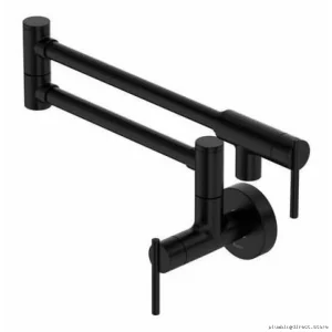 RIOBEL Lateral Pot Filler Faucet in Black - Model LT900BK