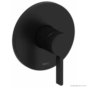 Riobel Black TPXTM51BK Pressure Balance Valve Trim - Water Flow Control