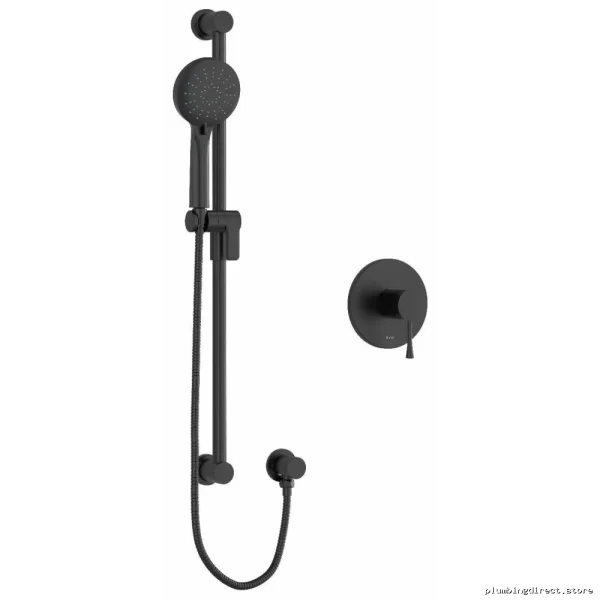 Black Pressure Balanced Shower Valve - EDTM54BK by RIOBEL