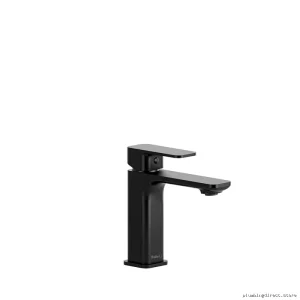 RIOBEL Black Single-Hole Bathroom Faucet - Modern EQS00BK Design
