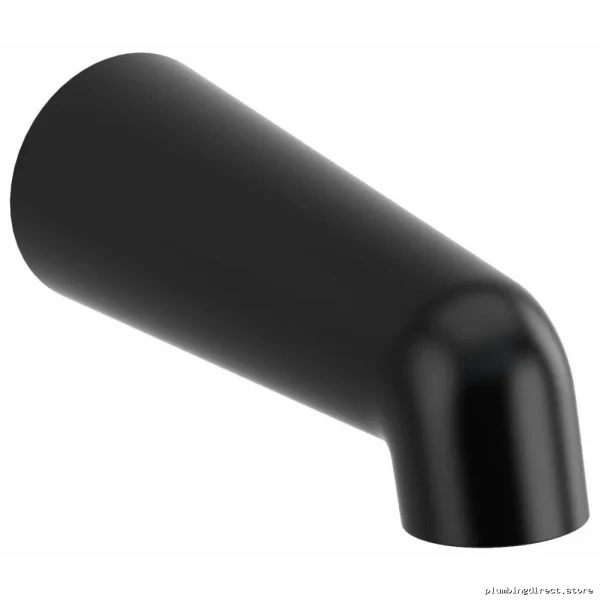 RIOBEL Black Tub Drain Spout