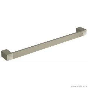 RIOBEL Brushed Nickel 24-Inch Towel Bar - Modern Bathroom RF5BN