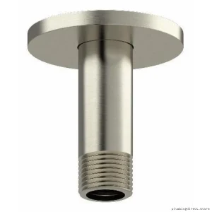 3-Ceiling Shower Arm Mount with Round Escutcheon Included - Brushed Nickel 509BN RIOBEL