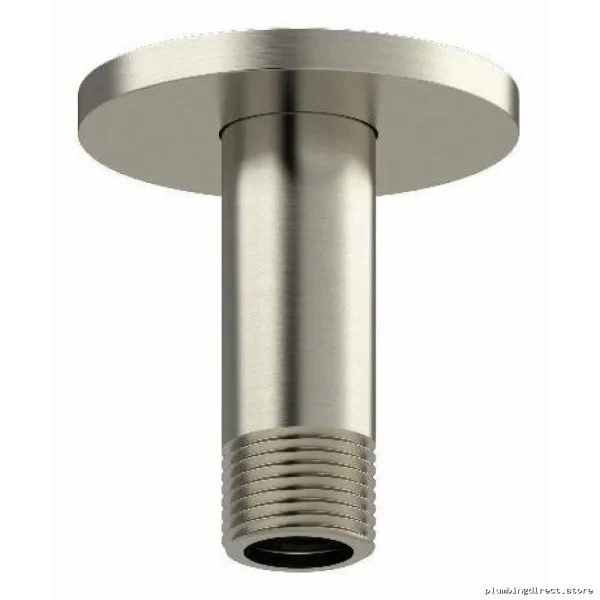 3-Ceiling Shower Arm Mount with Round Escutcheon Included - Brushed Nickel 509BN RIOBEL