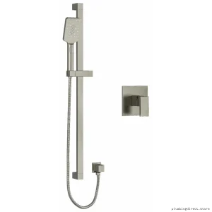 RioBel Reflet Pressure-Balanced Shower Faucet with Brushed Nickel Finish - RF54BN