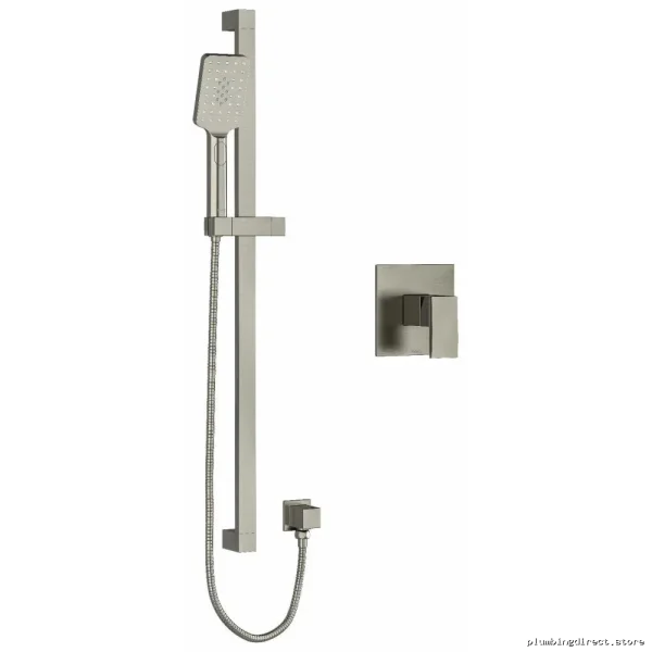 RioBel Reflet Pressure-Balanced Shower Faucet with Brushed Nickel Finish - RF54BN
