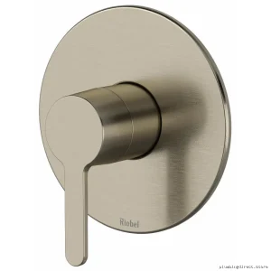 RioBel Brushed Nickel Nibi Pressure Balance Shower Valve Trim TNB51BN
