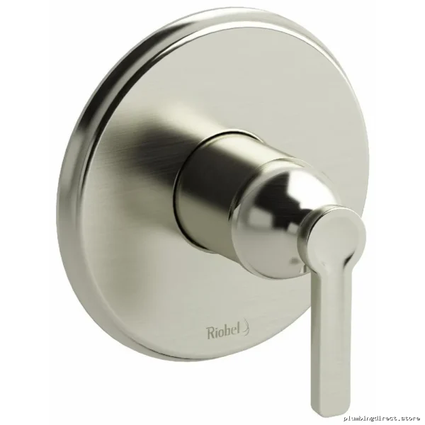 RioBel Brushed Nickel Pressure Balance Shower Valve Trim - TMMRD51JBN
