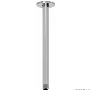 RIOBEL Chrome 12-Inch Ceiling Mount Shower Arm with Round Flange 507C