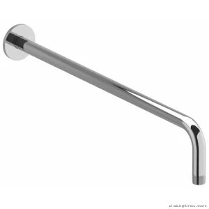 RIOBEL Chrome 20-Inch Wall Mount Shower Arm with Round Flange - 513C