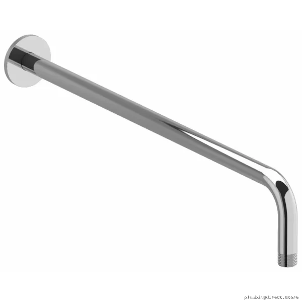 RIOBEL Chrome 20-Inch Wall Mount Shower Arm with Round Flange - 513C
