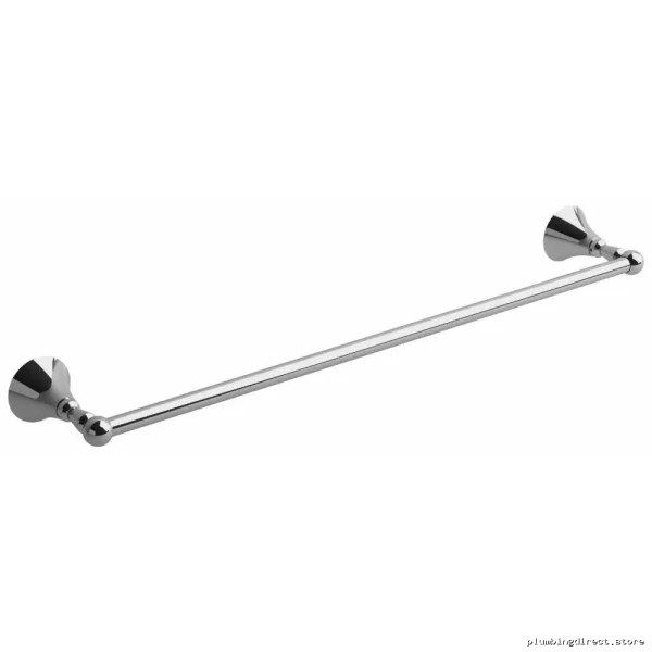 RioBel Chrome 24-Inch Towel Bar HU5C - Modern Bathroom Hardware
