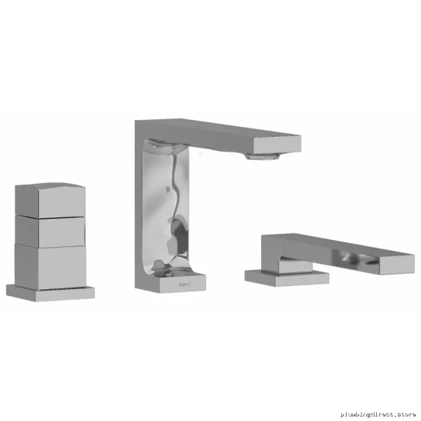 RioBel Reflet Chrome 3-Hole Deck Mount Bath Tub Faucet Filler RF19C