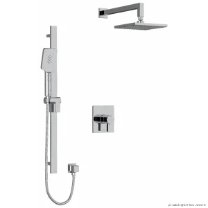 RIOBEL Chrome Ceiling Shower Arm Faucet Trim Kit TKIT323PXTQC-6