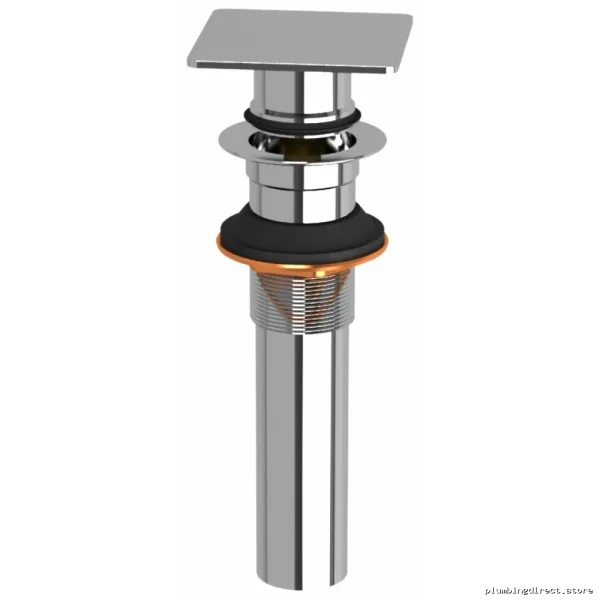 Push Drain Design That Stops Overflow - Chrome DL140C RIOBEL