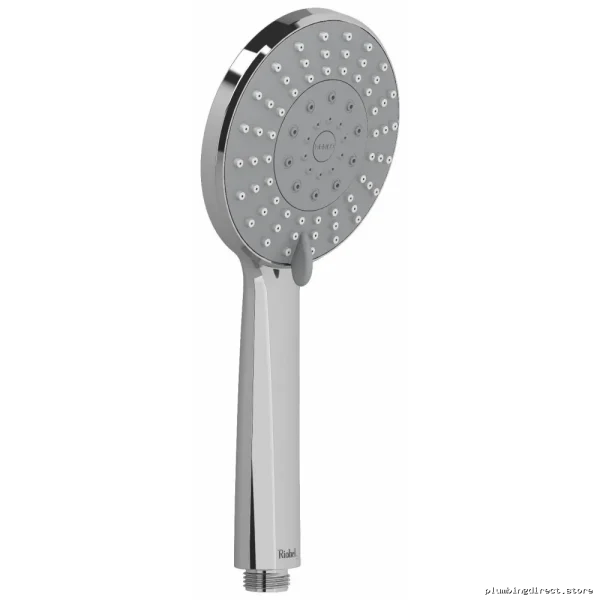 RioBel Triple Spray Functions Low Flow Chrome Handheld Showerhead