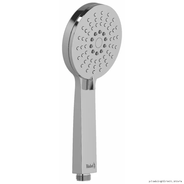 RioBel Chrome 1.8 GPM 3-Mode Handheld Showerhead for Modern Bathrooms