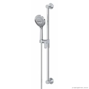 RIOBEL 3-Function Handshower with Smooth 29-Slide Bar - Chrome 5163C