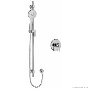 RIOBEL Chrome Pressure Balance Shower Faucet - MMRD54JC-EX for Modern Bathrooms