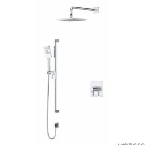 RioBel Chrome Premium Shower Faucet Trim Set - Stylish TKIT2845C Upgrade