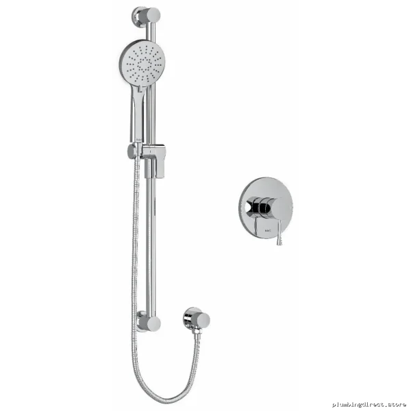 RIOBEL EDTM54C-EX Chrome Pressure-Balanced Shower Faucet - PEX Expansion Connector