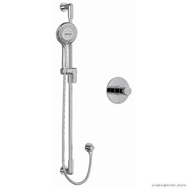 RIOBEL Chrome Pressure Balance Shower Valve with PEX Fitting PB54C-SPEX