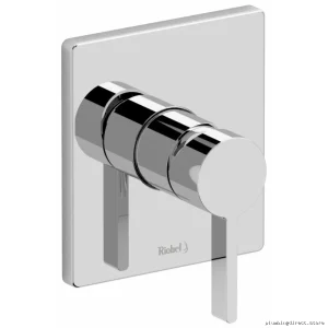 RIOBEL Chrome Pressure Balance Shower Valve Trim TPXTQ51C