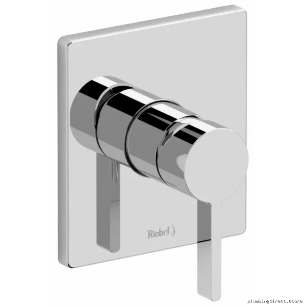 RIOBEL Chrome Pressure Balance Shower Valve Trim TPXTQ51C