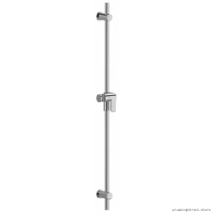 Chrome Shower Bar 36 Inch - RIOBEL 4842C Bathroom Towel Rail