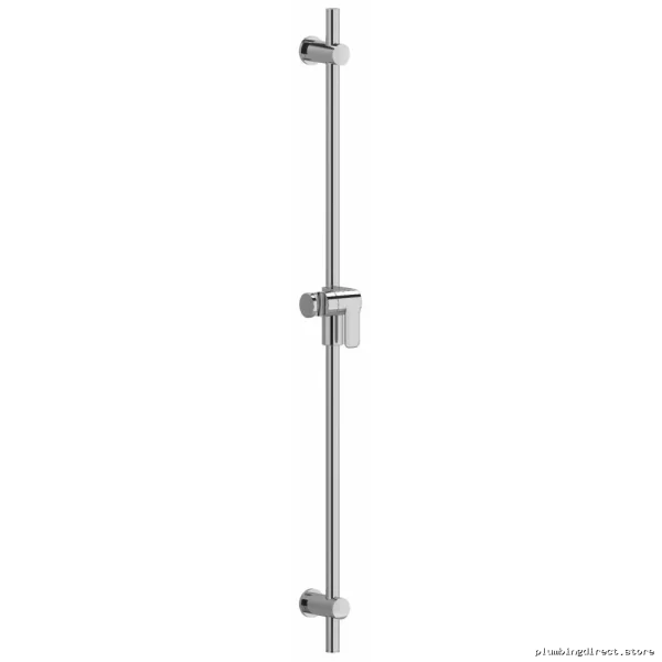 Chrome Shower Bar 36 Inch - RIOBEL 4842C Bathroom Towel Rail