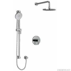 Riobel Chrome Shower Faucet Trim - Modern Design, Easy Install TKIT323RUTMKNC