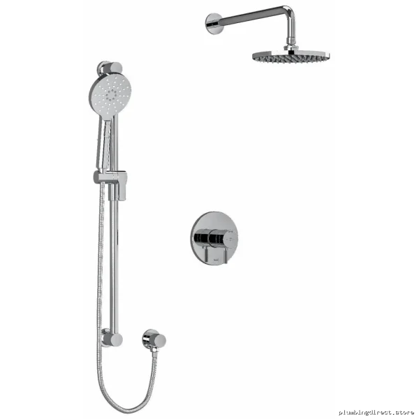 Riobel Chrome Shower Faucet Trim - Modern Design, Easy Install TKIT323RUTMKNC