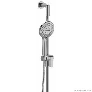 RIOBEL Chrome Shower Kit with Adjustable Height & 3 Spray Modes