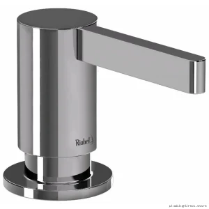 Chrome Finish Soap Dispenser SD7C by RIOBEL - Modern Bathroom Essential